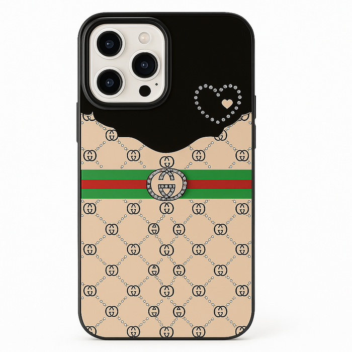 Designer-Inspired Luxury Rhinestone Case – iPhone 12 Pro Max