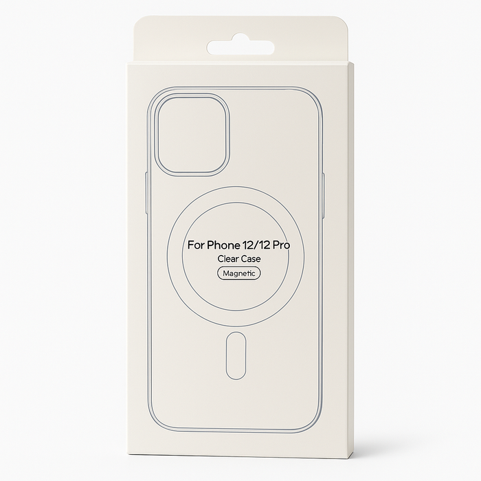Clear Magnetic Case for iPhone 12 / 12 Pro