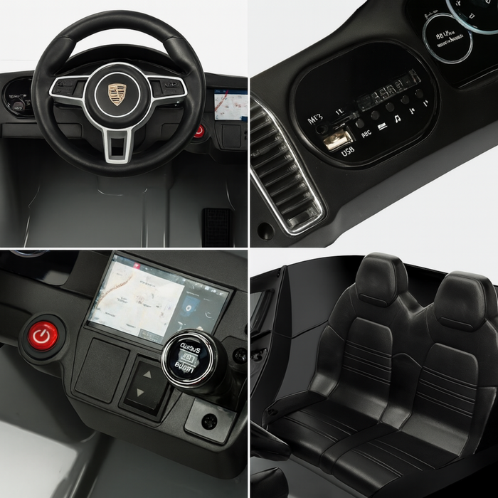 12V Porsche Cayenne Kids Electric Ride-On Car with Remote Control
