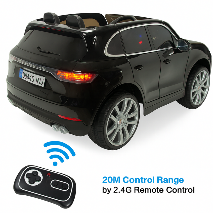 12V Porsche Cayenne Kids Electric Ride-On Car with Remote Control