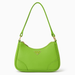 Green handbag with a brand logo on a white background