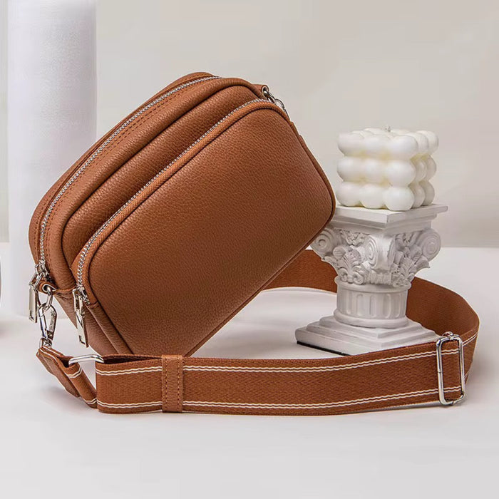 Women’s PU Leather Crossbody Shoulder Bag – Multiple Colors