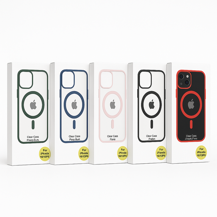 MagSafe Clear Case – iPhone 12 / 12 Pro (5 Colors)
