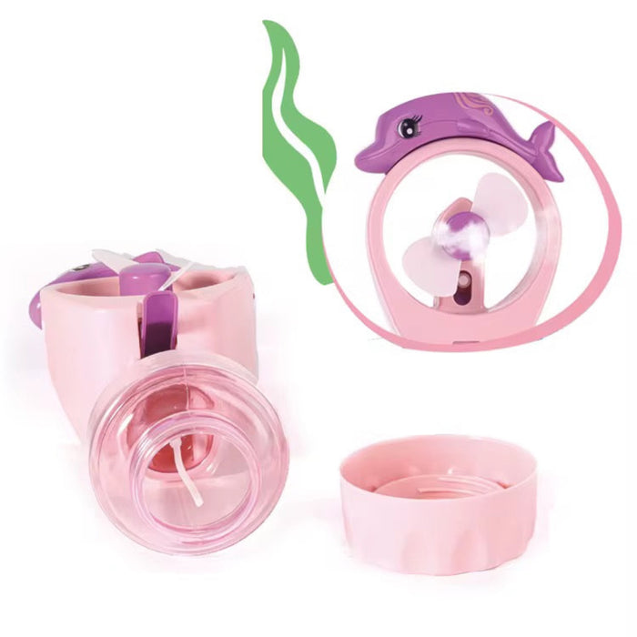 Dolphin Spray Fan – Handheld Misting Cooling Fan (Kids & Adults)