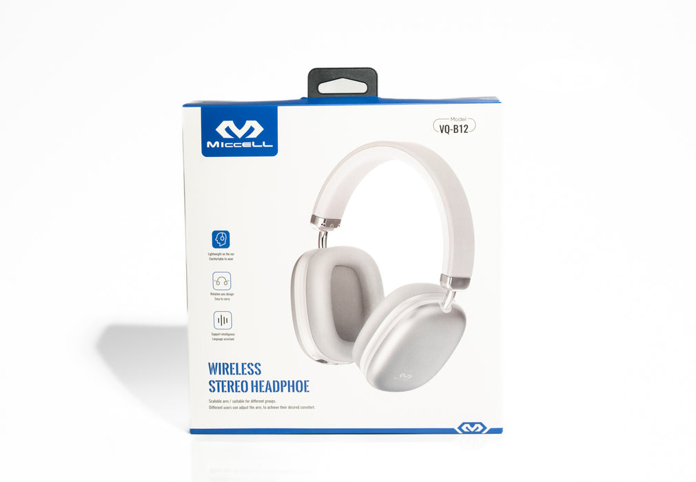 VO812 Wireless Stereo Headphones – Over-Ear Bluetooth with Mic