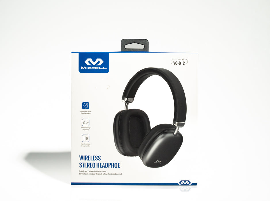 VO812 Wireless Stereo Headphones – Over-Ear Bluetooth with Mic